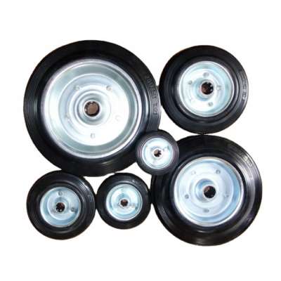 75mm 80mm 100mm 125mm 150mm 200mm High Quality Heavy Duty Rubber Industrial Wheel