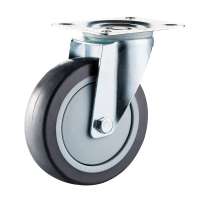 4 inch Swivel Top Plate Type Rubber Caster