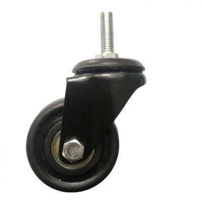 Trolley 50mm Black Rubber Conductive Castor Wheel