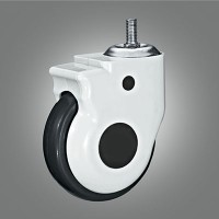 3 inch TPR Medical Threaded Stem Swivel Casters