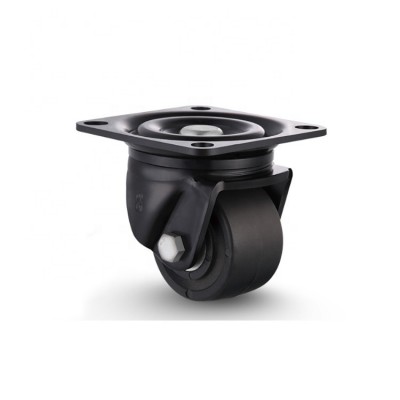 Load Capacity 300kgs 2inch low profile black color swivel nylon Wheel castor