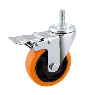 Factory price medium duty M12 stem caster wheel