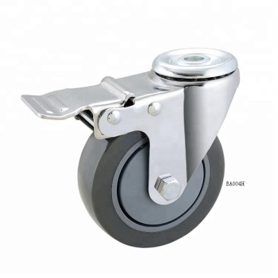 4" Hand Trolley Heavy Duty PU Caster Wheel