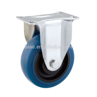 4 inch silent rubber/tpr/pu caster wheel for trolleys,dolly,hand cart/100mm caster wheel