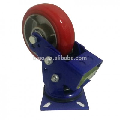 100mm 125mm 150mm Spring Shock Absorbing Caster Wheel