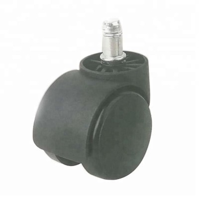 Smooth rolling swivel PU caster for office chair