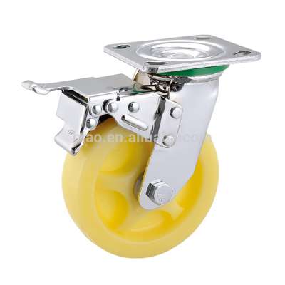 4 inch Heavy Duty Locking Industrial PP caster Wheels