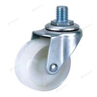 Long way Heavy duty custom swivel type trunkle castor wheel plain bearing PP / nylon caster