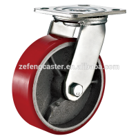 Heavy Duty Casters with Cast Iron Core PU Wheel