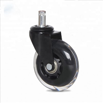 3" Rollerblade style transparent Caster Wheels