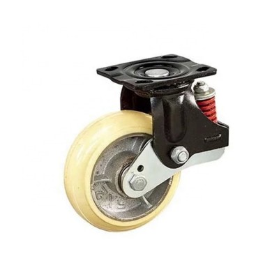 4inch 5inch 6inch 8inch Heavy duty spring loaded trolley castors