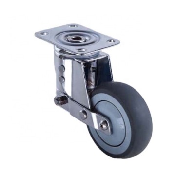 100mm Shock Absorbing TPR Swivel Casters